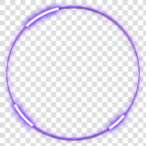  neon  round  purple  freetoedit  circle  frame  border   Transparent Neon Circle Png  Png Download