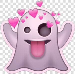 Heart Stickeremoji Tumblr Emojiedit   Emoji De Fantasma  HD Png Download