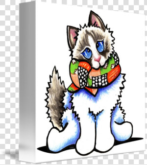 All Dolled Up   Ragdoll Christmas Cartoon  HD Png Download