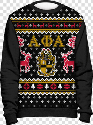 Alpha Phi Alpha Ugly Christmas Sweater   Ugly Christmas Sweater Png  Transparent Png