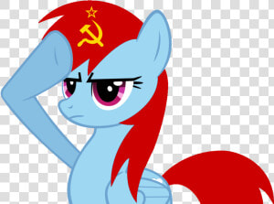 Little Poney Ussr   Rainbow Dash Salute  HD Png Download