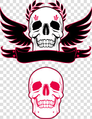 Vector Logo U9ab7u9ac5 Illustration Skull Hd Image   Logo Vektor Tengkorak Png  Transparent Png