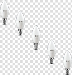 Lg 5w Dimmable Frosted Candle Bulb   Lamp  HD Png Download