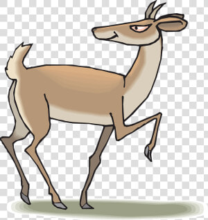 Head  Back  Walking  Animal  Evil  Demon  Antelope   Antelope Clipart Transparent  HD Png Download