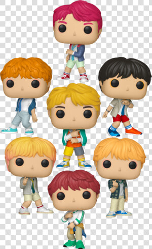 Bangtan Boys Funko Pop Vinyl Bundle   Funko Pop Bts 7 Pack  HD Png Download