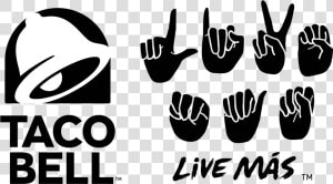 Taco Bell Live Mas Logo Png Royalty Free Stock   Taco Bell Live Mas Png  Transparent Png