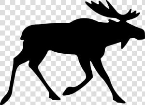 Collection Of Free Elk Vector Line Art   Elk Free Vector  HD Png Download