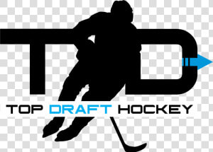 Transparent Hockey Player Silhouette Png   Top Draft Hockey  Png Download