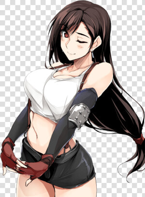 Final Fantasy Tifa Art Transparent  HD Png Download