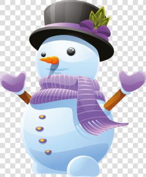 3d Cute Snowman Vector Art Png   Orange Snowman Png  Transparent Png