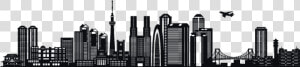 Tokyo Skyline Vector Graphics Silhouette Illustration   Tokyo Skyline Silhouette Png  Transparent Png