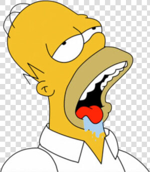 Homer Simpson Drooling  HD Png Download