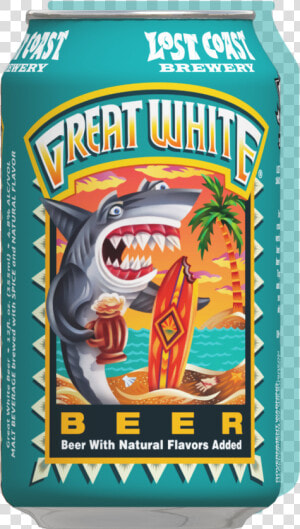 Great White Beer   Lost Coast Great White  HD Png Download