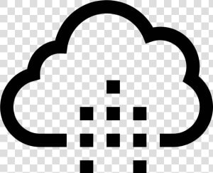 Moderate Rain Icon   Sad Cloud  HD Png Download