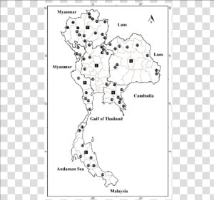 Thailand Map Png  Transparent Png