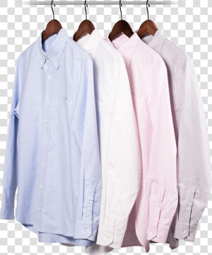 Row Of Oxford Shirts On Hangers   Clothes On Hangers Png  Transparent Png