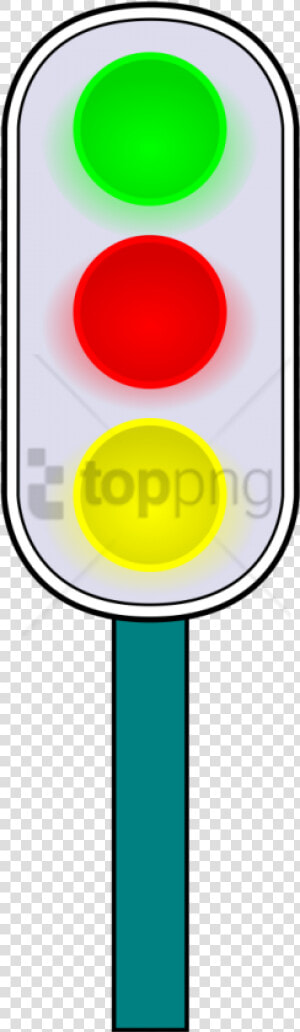 Traffic Light yellow signaling Device sign clip Art line circle traffic   Circle  HD Png Download