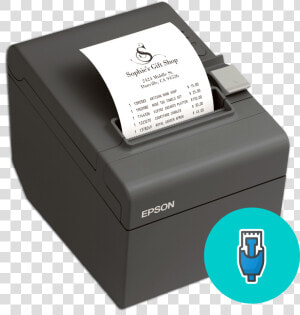 Thermal Receipt Printer With A Cash Register  HD Png Download