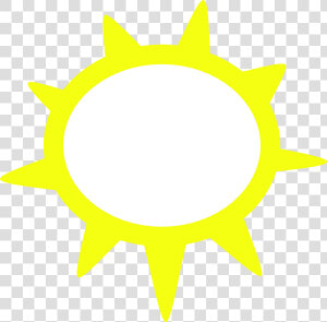 Sunny Weather Symbols Svg Clip Arts   Weather Symbols Sun  HD Png Download