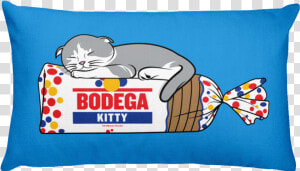 Bodega Kitty Throw Pillow 20 X12   Throw Pillow  HD Png Download