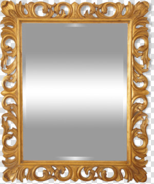 Large Beveled Mirror Gold Gilt Frame 135x164cm Src   Mirror  HD Png Download