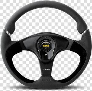 Momo Nero 350 Diam 38 Dish Black Leatherther suede   Momo Steering Wheel  HD Png Download