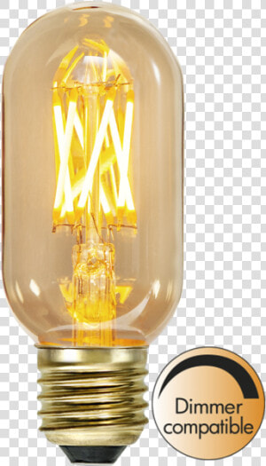 Led Lamp E27 T45 Vintage Gold   Vintage Light Lamp Decoration Png  Transparent Png