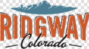 Ridgway Colorado Logo  HD Png Download