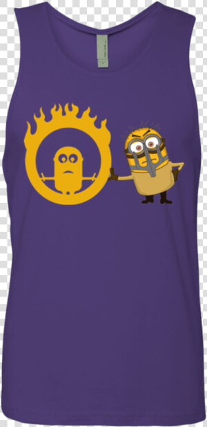 Mad Minion Men S Premium Tank Top   Active Tank  HD Png Download