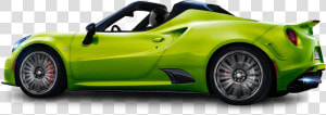 Alfa Romeo 4c Lime Car   Alfa Romeo 4c Lime Green  HD Png Download