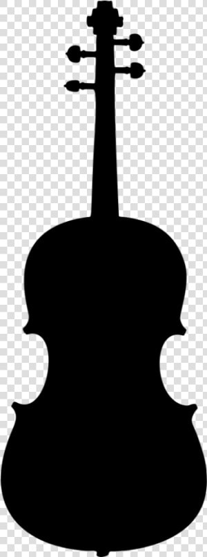 Detailed Violin Silhouette   Violin Black  HD Png Download