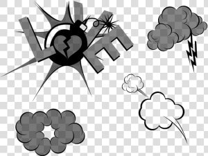 Clouds  Explosion  Cartoon  Puff  Smoke  Boom  Love   Cartoon  HD Png Download