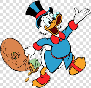 Scrooge Mcduck Png File   Scrooge Mcduck Money Bag  Transparent Png