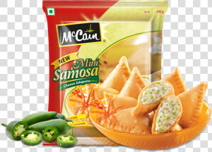 New Mccain Mini Samosa With Cheese Jalapeno Filling   Mccain Cheese Jalapeno Samosa  HD Png Download