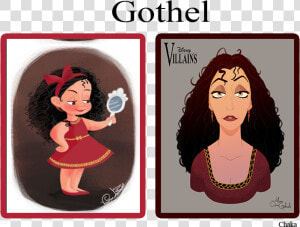 Disney Villains Kawaii Madre Gothel  HD Png Download