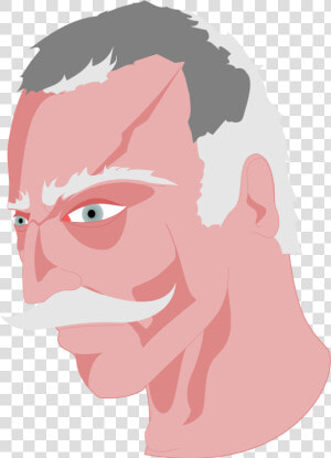 Mad Old Man Clip Arts   شعر عجوز Png  Transparent Png