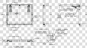 A Fps Submittal   Door Latch Detail Floor  HD Png Download