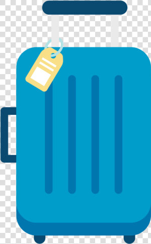 Suitcase Flat Icon Vector   Flat Travel Icon Png  Transparent Png