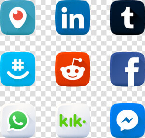 493 Social Media Icon Packs   Social Web Icons Vector  HD Png Download