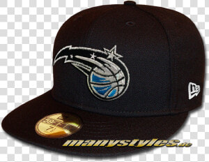 Orlando Magic 59fifty Nba Basic Reverse Cap Black White   New Era  HD Png Download