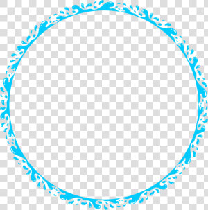 Blue Circle Frame Vector Clipart Frame Blue Circle   Blue Circle Frame Transparent  HD Png Download