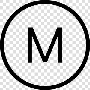 Circled M Icon  HD Png Download