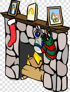 Fireplace Sprite   Club Penguin Funny  HD Png Download