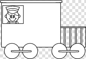 Caboose Car Black And White Train Car Clipart Clipartfest   Train Caboose Clip Art Black And White  HD Png Download