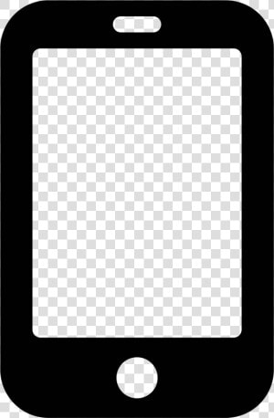 Cellphone Icon Png   Mobile White Icon Png  Transparent Png