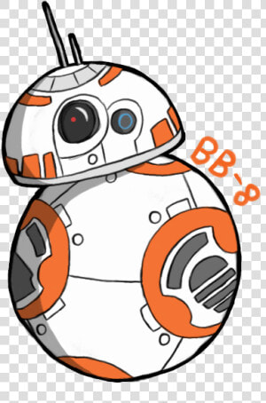 T Shirt Bb 8 Drawing Stormtrooper R2 D2   Bb 8 Cartoon Drawing  HD Png Download