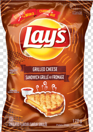 Lay S® Grilled Cheese Flavour Potato Chips   Lay  39 s Sour Cream And Onion Chips  HD Png Download