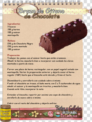 Escrita Recetas De Pastel De Chocolate  HD Png Download