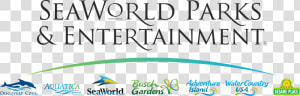 Seaworld Parks  amp  Entertainment Spronor  HD Png Download