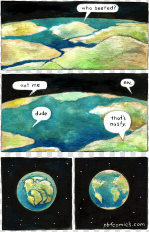 Gas Perry Bible Fellowship Gurewitch Pangea Continental   Continental Drift Funny Comics  HD Png Download